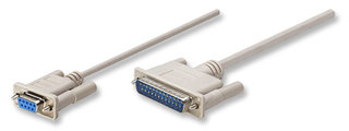 Cable Null Modem Db9H A Db25M, 1.8Metros Manhattan 314770