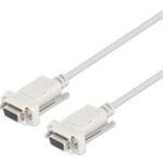 Cable Serial Manhattan 317375 Db9H-Db9H/2 M/Null Modem Rs232/Color Blanco
