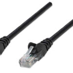Cable De Red Patch Cat5E RJ45 0.50M Negro