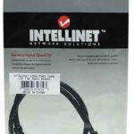 Cable De Red Patch Cat5E RJ45 0.50M Negro