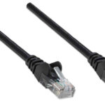 Cable De Red Patch Cat5E RJ45 0.50M Negro