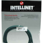 Cable De Red Utp Cat5E RJ45 De 1.0Metros, Intellinet 318945 Color Verde
