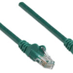 Cable De Red Utp Cat5E RJ45 De 1.0Metros, Intellinet 318945 Color Verde