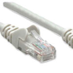 Cable De Red Utp, Cat5E, 2M (7Ft), 100% Cobre, Contactos Chapa De Oro, Cable Patch Gris Intellinet 318976