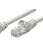 Cable De Red Utp, Cat5E, 3M (10Ft), 100% Cobre, Contactos Chapa De Oro, Cable Patch Gris Intellinet 319768
