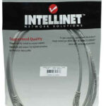 Cable De Red Utp, Cat5E, 4.2M (14Ft), 100% Cobre, Contactos Chapa De Oro, Cable Patch Gris Intellinet 319812