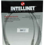 Cable De Red Utp, Cat5E, 7.5M (25Ft), 100% Cobre, Contactos Chapa De Oro, Cable Patch Gris Intellinet 319867