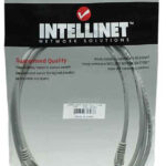 Cable De Red Utp, Cat5E, 15M (50Ft), 100% Cobre, Contactos Chapa De Oro, Cable Patch Gris Intellinet 319973