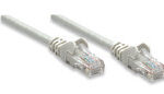 Cable De Red Utp, Cat5E, 15M (50Ft), 100% Cobre, Contactos Chapa De Oro, Cable Patch Gris Intellinet 319973