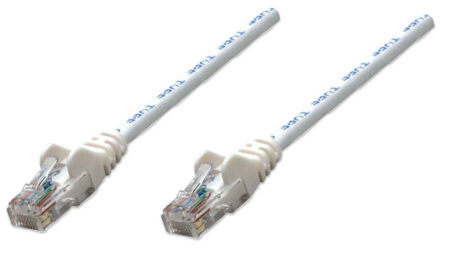 Cable De Red Utp Cat5E RJ45 De 2.0Metros, Intellinet 320689 Color Blanco