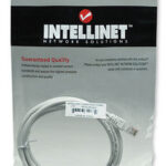 Cable De Red Utp Cat5E RJ45 De 3.0Metros, Intellinet 320696 Color Blanco