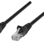 Cable De Red Utp Cat5E RJ45 De 2.0Metros, Intellinet 320757 Color Negro