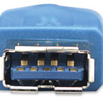Cable USB V3.2 Ext. Tipo A 3.0M Azul 5 Gbps