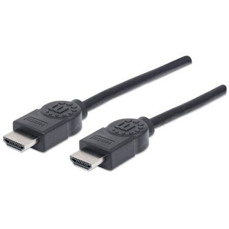 323239 Cable Hdmi De Alta Velocidad Con Canal Ethernet, Hdmi Macho A Macho, Blindado,color Negro,5 M, Hec,arc,3d,4k 30hz.