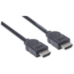 323239 Cable HDMI De Alta Velocidad Con Canal Ethernet, HDMI Macho A Macho, Blindado,Color Negro,5 M, Hec,Arc,3D,4K 30Hz.