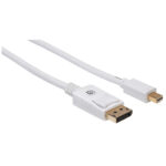 Cable Displayport - Minidp M-M 2.0M Blanco.