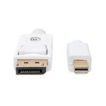 Cable Displayport - Minidp M-M 2.0M Blanco.