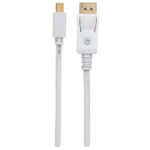 Cable Displayport - Minidp M-M 2.0M Blanco.