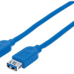 Cable USB V3.2 Ext. Tipo A 1.0M Azul 5Gbps