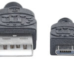 Cable USB 2.0 Manhattan A-Micro-B 50Cm Negro 325677