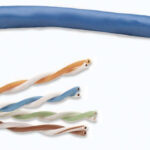 Bobina Cat 5E Cobre Utp Solida Azul