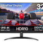 MONITOR 31.5" LG ULTRAFINE 32UR500K-B LCD/PANTALLA PLANA/VA/HDMI/DP/BOCINA STEREO CON WAVES MAXXAUDIO/COLOR NEGRO