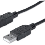 333382 Cable Para Impresora USB 2.0 De USB A Macho/ USB-B Macho, 3 M Color Negro.
