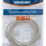 Cable De Red Utp, Cat6, 3M (10Ft), 100% Cobre, Contactos Chapa De Oro, Cable Patch Gris Intellinet 334129