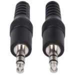 334594 Cable Auxiliar 3.5Mm Macho A Macho Color Negro De 1.8M