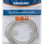 Cable De Red Utp - Cat6, 7.5M (25Ft), 100 Cobre, Contactos Chapa De Oro, Cable Patch Gris Intellinet 336758