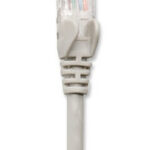 Cable De Red Utp - Cat6, 7.5M (25Ft), 100 Cobre, Contactos Chapa De Oro, Cable Patch Gris Intellinet 336758