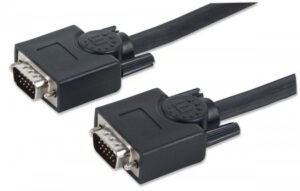 Cable Svga M-m De 30.0metros Manhattan 337342 Para Monitor