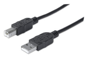 CABLE USB 2.0 A MACHO/B MACHO MANHATTAN 337779 DE 5METROS, NEGRO