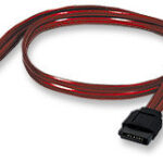 340700 Cable De Datos SATA, 7 Pines Macho A Macho, 50 Cm, Rojo