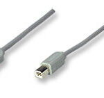 341028 Cable USB Para Impresora; 5M Color Gris. USB 1.1 Tipo A Macho A USB 1.1 Tipo B Macho.