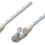 Cable De Red Utp - Cat6, 2M (7Ft), 100 Cobre, Contactos Chapa De Oro, Cable Patch Blanco Intellinet 341967