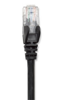 Cable De Red Utp, Cat6, 3M (10Ft), 100% Cobre, Contactos Chapa De Oro, Cable Patch Negro Intellinet 342070