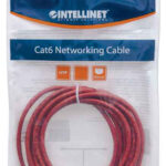 Cable De Red Cat. 6 De 3 Metros Rojo Intellinet 342179
