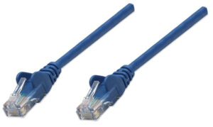 CABLE RED UTP CAT6 1.0METROS RJ-45 MANHATTAN 342575 AZUL