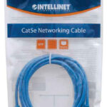 Cable De Red Utp, Cat6, 4.2M (14Ft), 100% Cobre, Contactos Chapa De Oro, Cable Patch Azul Intellinet 343305