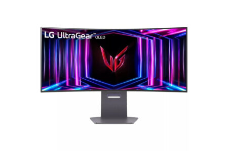 MONITOR 34" LG 34GS95QE-B/OLED/CURVO/ULTRA-WQHD/240 HZ/G-SYNC/FREESYNC/HDMI/DP/COLOR NEGRO