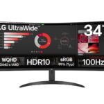 MONITOR 34" LG ULTRAWIDE/LED/CURVO/VA/HDMI/COLOR NEGRO/34WR50QK