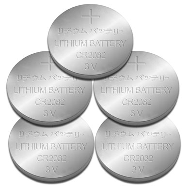 Bateria Cmos Cr2032 Paquete C/5 Piezas Brobotix 350323