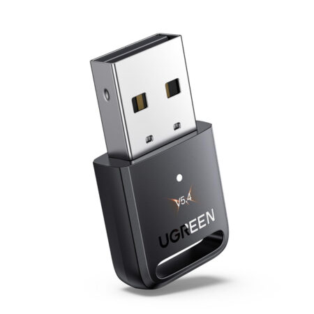 Adaptador USB-A A Bluetooth 5.4 Ugreen 35058/Hasta 20M/Alta Fidelidad De Audio/Velocidades De Transferencia Rapidas/Plug & Play/Soporta Hasta 5 Dispositivos/Color Negro
