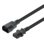 Cable De Extensin De Alimentac Pdu C13 A C14 3Ft Servidor Monitor