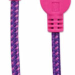 Cable Micro-B USB De 1.8 Metro Manhattan 352741, Color Rosa/Morado, De Alta Velocidad Con Recubrimiento Textil