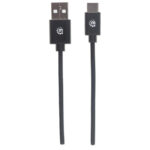 353298 Cable USB A A USB C, Largo 1M Color Negro. USB 2.0 Estándar-A Macho A USB C Macho.