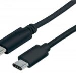 Cable USB C A USB C Manhattan 353342, USB C, USB C, Macho/Macho, Negro