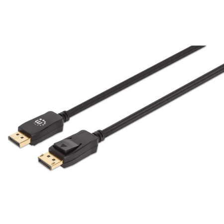 353595 Displayport Macho A Macho, 1 M, Compatible Con 4k 144hz, Hdr, Contactos Chapados En Oro, Diseño Anti-enredos Con Seguros En Los Conectores