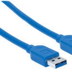 Cable USB V3.2 A-A 1.8M Azul 5 Gbps